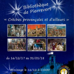 Affiche expo photos crêches Pierrevert 2018